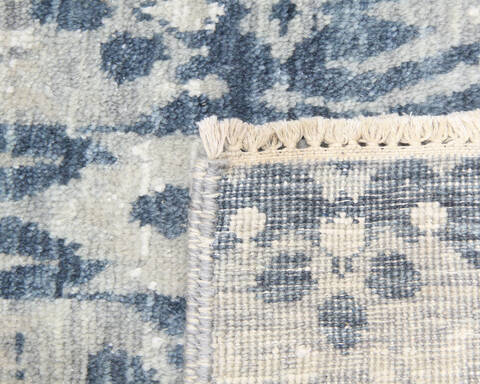 Modern Grey Hand Knotted 511 X 92  Area Rug 904-136302 Image 3