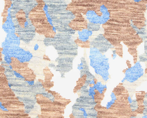 Modern Multicolor Hand Knotted 60 X 88  Area Rug 904-136310 Image 4
