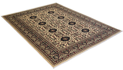 Khan Mohammadi White Hand Knotted 57 X 73  Area Rug 700-136389 Image 3