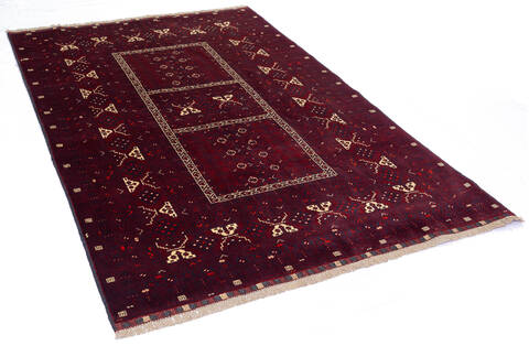 Kunduz Red Hand Knotted 52 X 711  Area Rug 700-136393 Image 3