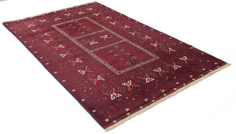 Kunduz Red Hand Knotted 52 X 711  Area Rug 700-136393 Image 5