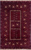 Kunduz Red Hand Knotted 52 X 711  Area Rug 700-136393 Thumb 0