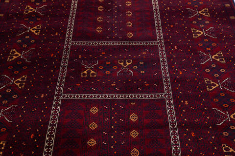 Kunduz Red Hand Knotted 50 X 83  Area Rug 700-136394 Image 2