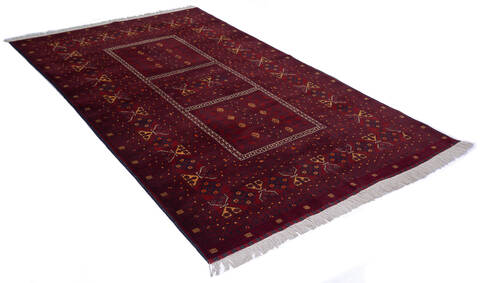 Kunduz Red Hand Knotted 50 X 83  Area Rug 700-136394 Image 3