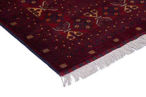 Kunduz Red Hand Knotted 50 X 83  Area Rug 700-136394 Image 4