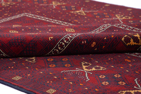 Kunduz Red Hand Knotted 50 X 83  Area Rug 700-136394 Image 6