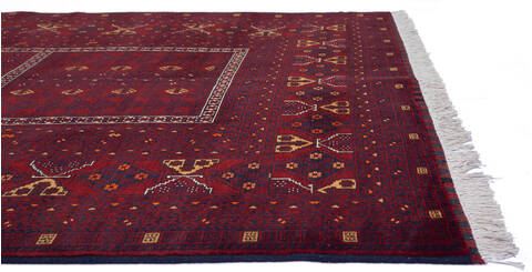 Kunduz Red Hand Knotted 50 X 83  Area Rug 700-136394 Image 7