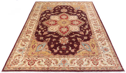 Chobi Brown Hand Knotted 57 X 84  Area Rug 700-136401 Image 1