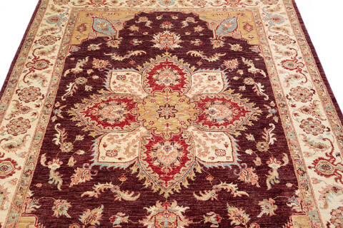 Chobi Brown Hand Knotted 57 X 84  Area Rug 700-136401 Image 2