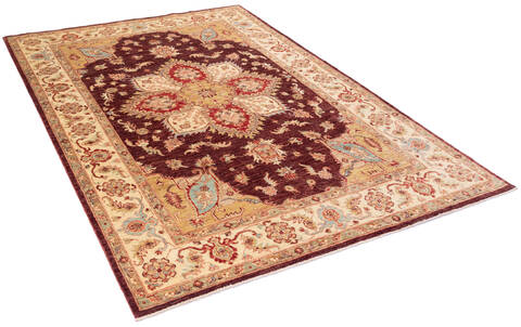 Chobi Brown Hand Knotted 57 X 84  Area Rug 700-136401 Image 3