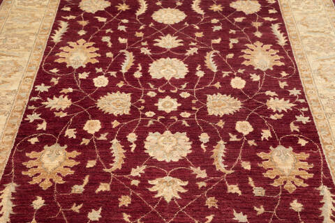 Chobi Red Hand Knotted 55 X 82  Area Rug 700-136408 Image 2