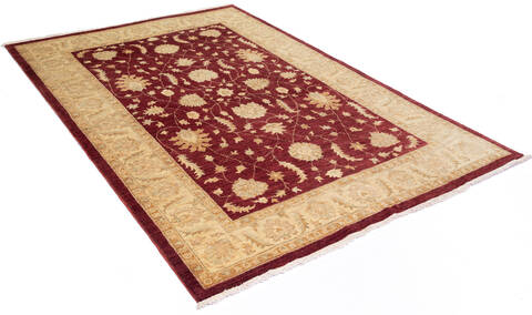 Chobi Red Hand Knotted 55 X 82  Area Rug 700-136408 Image 3
