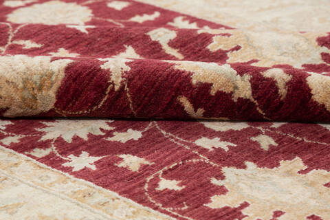 Chobi Red Hand Knotted 55 X 82  Area Rug 700-136408 Image 6