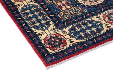 Chobi Red Hand Knotted 59 X 88  Area Rug 700-136409 Image 5