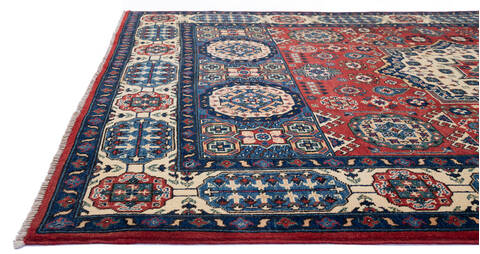 Chobi Red Hand Knotted 59 X 88  Area Rug 700-136409 Image 7