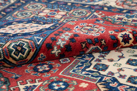 Chobi Red Hand Knotted 59 X 88  Area Rug 700-136409 Image 8