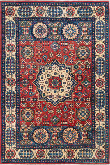 Chobi Red Hand Knotted 59 X 88  Area Rug 700-136409 Image 0