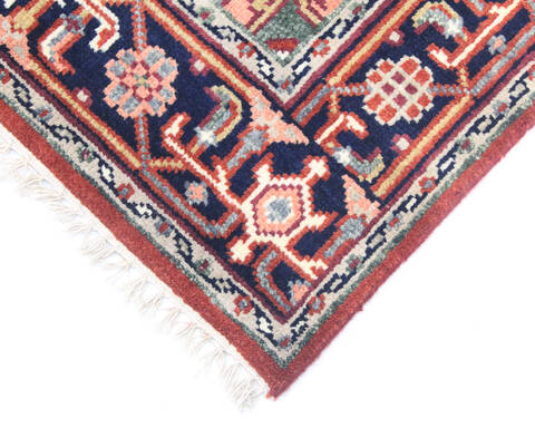 Heriz Multicolor Hand Knotted 30 X 50  Area Rug 904-136478 Image 2