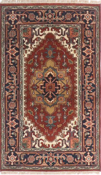 Heriz Multicolor Hand Knotted 3'0" X 5'0"  Area Rug 904-136478