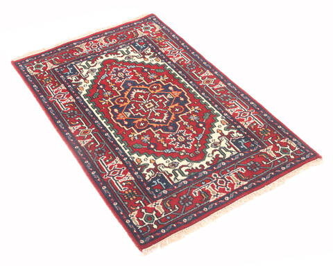 Heriz Multicolor Hand Knotted 30 X 50  Area Rug 904-136479 Image 1