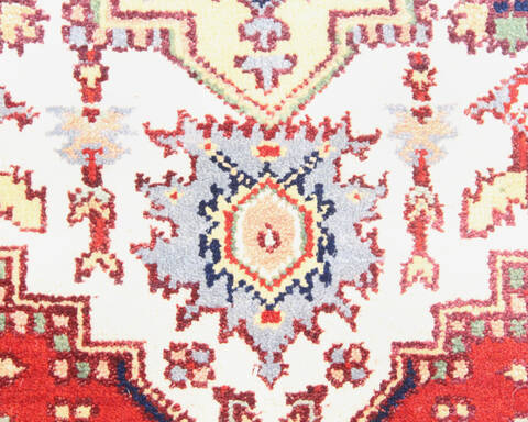 Heriz Multicolor Hand Knotted 40 X 60  Area Rug 904-136483 Image 6