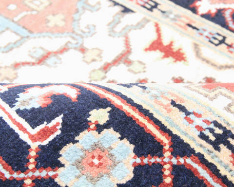 Heriz Multicolor Hand Knotted 40 X 60  Area Rug 904-136487 Image 5