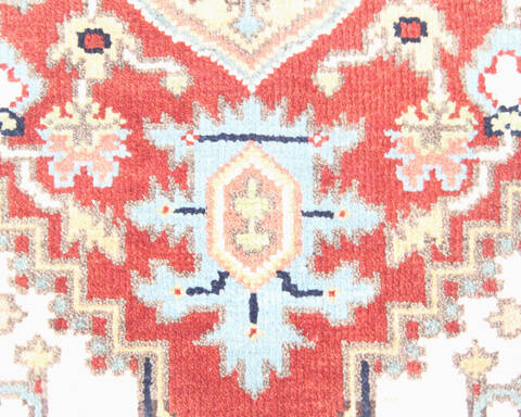 Heriz Multicolor Hand Knotted 40 X 60  Area Rug 904-136487 Image 6