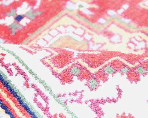 Heriz Multicolor Hand Knotted 40 X 60  Area Rug 904-136490 Image 5