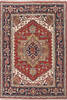 Heriz Multicolor Hand Knotted 40 X 60  Area Rug 904-136490 Thumb 0