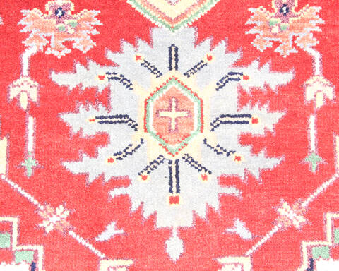 Heriz Multicolor Hand Knotted 60 X 90  Area Rug 904-136496 Image 6