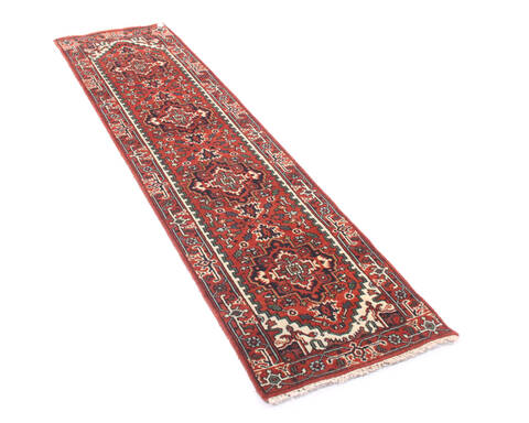 Heriz Multicolor Runner Hand Knotted 25 X 100  Area Rug 904-136503 Image 1