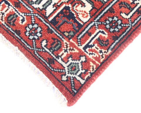 Heriz Multicolor Runner Hand Knotted 25 X 100  Area Rug 904-136503 Image 2