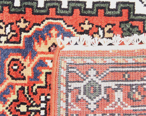 Heriz Multicolor Runner Hand Knotted 25 X 100  Area Rug 904-136503 Image 3