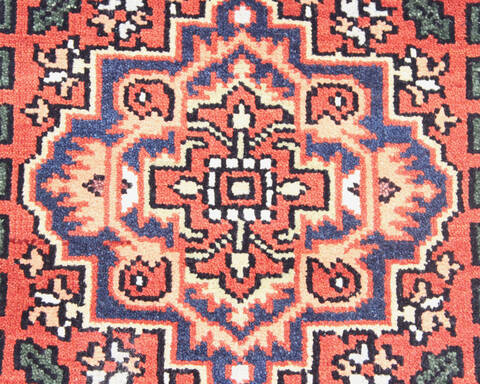 Heriz Multicolor Runner Hand Knotted 25 X 100  Area Rug 904-136503 Image 6