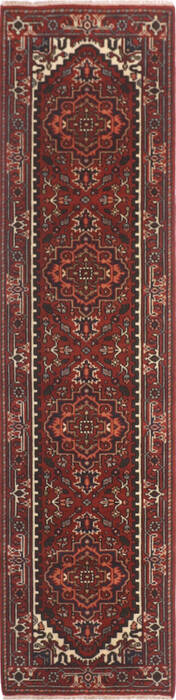Heriz Multicolor Runner Hand Knotted 25 X 100  Area Rug 904-136503 Image 0