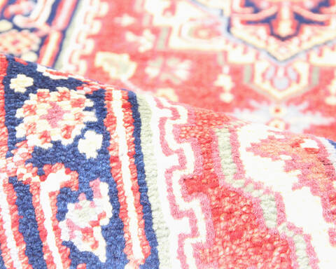 Heriz Multicolor Runner Hand Knotted 25 X 100  Area Rug 904-136504 Image 5