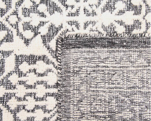 Modern Grey Hand Knotted 81 X 911  Area Rug 904-136529 Image 3