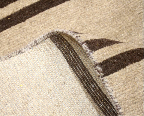 Modern Brown Hand Knotted 710 X 910  Area Rug 904-136533 Image 2