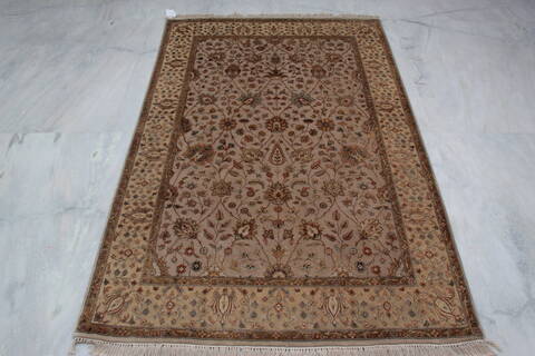 Jaipur Grey Hand Knotted 40 X 61  Area Rug 905-136546 Image 4