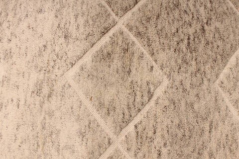 Moroccan Beige Hand Made 100 X 148  Area Rug 254-136563 Image 2