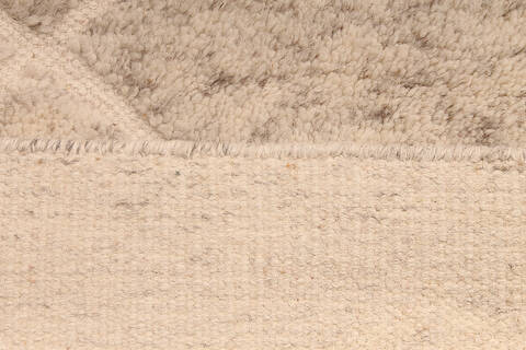 Moroccan Beige Hand Made 100 X 148  Area Rug 254-136563 Image 4