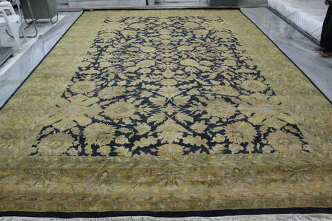 Jaipur Blue Hand Knotted 121 X 1710  Area Rug 905-136645 Image 1