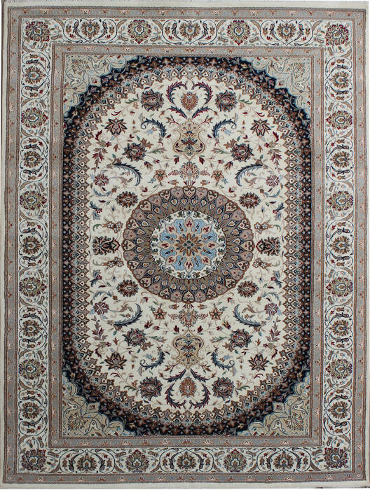 Nain Beige Hand Knotted 66 X 99  Area Rug 902-136759 Image 0