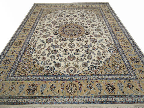 Nain Beige Hand Knotted 66 X 99  Area Rug 902-136761 Image 1