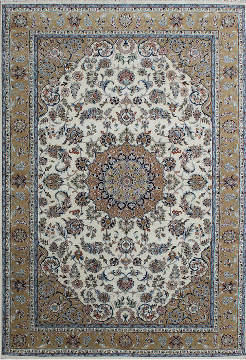 Nain Beige Hand Knotted 66 X 99  Area Rug 902-136761 Image 0