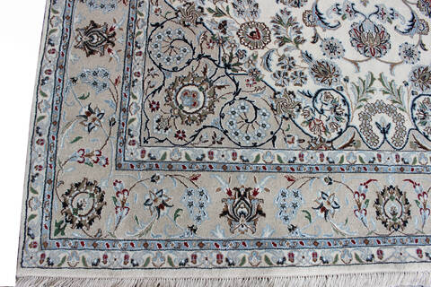 Nain Beige Hand Knotted 80 X 100  Area Rug 902-136774 Image 1