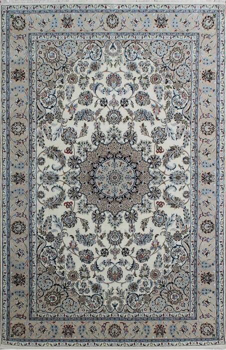 Nain Beige Hand Knotted 80 X 100  Area Rug 902-136774 Image 0