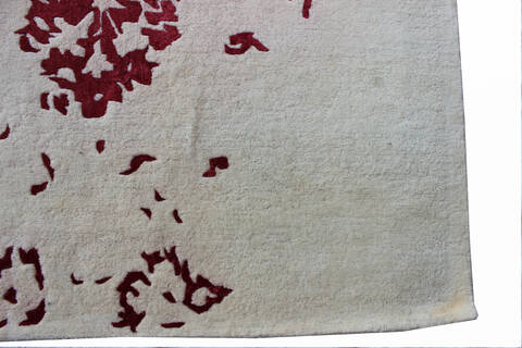 Modern-Contemporary Red Hand Tufted 50 X 80  Area Rug 902-136788 Image 1