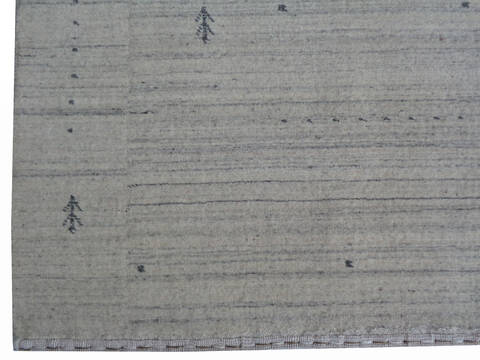Gabbeh Grey Hand Loom Woven 46 X 66  Area Rug 902-136810 Image 2