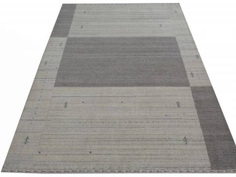 Gabbeh Grey Hand Loom Woven 46 X 66  Area Rug 902-136810 Image 3